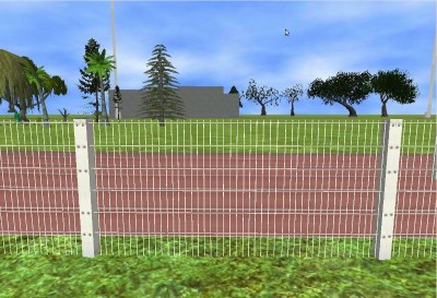Fence up close