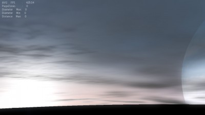 and this was looking through some not so dense clouds.