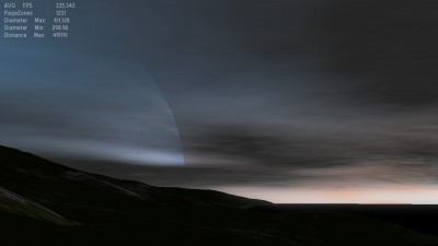 Same shot at sun set.