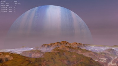 And here it is inside the atmosphere.